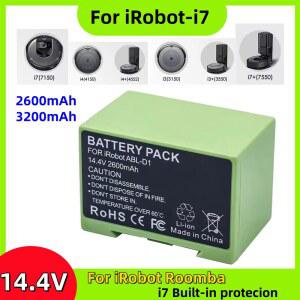 iRobot Roomba e 및 i 시리즈 i7+ e5 7150 7550 i3 3150 i3+ 3550 i4 4150 i4+용 14.4V 2600mAh/3200mAh 배터리 교체 4624864