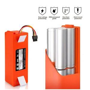 2025 오리지널 XJT-2P4S-5200 로봇 청소기 교체 배터리 샤오미 로보락 S55 S60 S65 S50 S51 S5 MAX S6 부품용