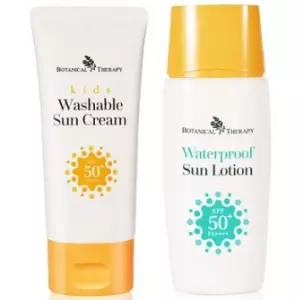 보타니컬테라피 키즈 썬케어 2종(워셔블 썬크림+워터프루프 썬로션) - 1세트