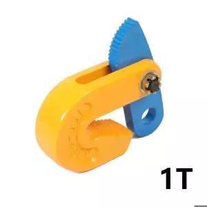 호환  1T 20mm 다이 단조 L 크레인 리프팅 펜치 리프팅 후크 합금강 수평 도구 및 운송용 클램프