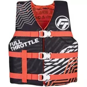 풀 스로틀 유스 나일론 구명조끼 핑크