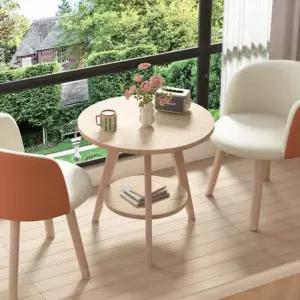 부부 티테이블 원형 체어세트 원탁 커플용 발코니 카페 모임 소형