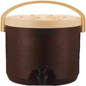 수도꼭지가 있는 2갤런 단열 디스펜서 스테인리스 스틸 내부가 뜨겁고 차가운 커피차용 휴대용 물병