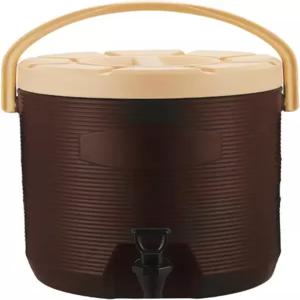 수전 2갤런 온수 및 냉 디스펜서가 있는 단열 스테인리스 스틸 내부 휴대용 물통이 커피 티 초콜릿 밀크