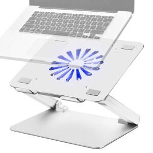 저소음 팬과 3.0 USB 노트북 사운드댄스 게이밍 쿨러, 냉각 통풍형 알루미늄 17개의 과열을 지원 인체공학적 스탠드, 방지하는 패드, u201D 장착된 컴퓨터, 최대 허브가