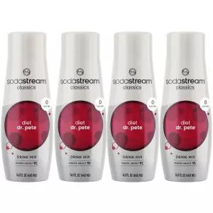 소다스트림 다이어트 닥터 피트 믹스 탄산수 제조업체용 9.5갤런을 맛있는 설탕이나 HFCS 없음 14.9 Fl Oz