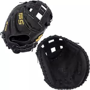 SSK FP5 패스트피치 소프트볼 포수 미트 33인치 34인치 오른손 및 왼손 던지기 프리미엄 풀 가죽 글러브