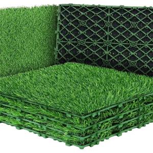 인조잔디 조각 타일 테라스인조잔디 장식 자가배수 바닥 발코니 연동 테라스 잔디 매트