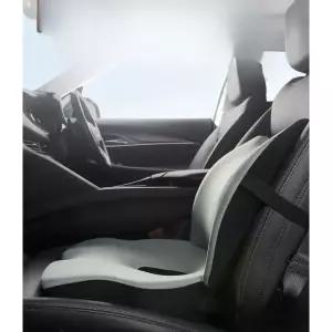 운전석 키높이방석 등받이 차량용 세트 그레이 자동차 승용차 좌석 등받이 얇은