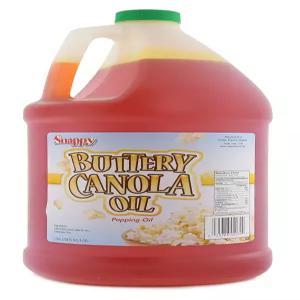 스냅피 버터 카놀라 오일 저 맛 팝콘 자연 베타 카로틴 색상의 기계 및 스토브탑 갤런 요리 재료
