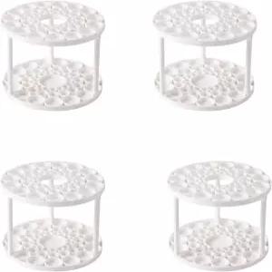 페이들리 4 PCS 45 홀 페인트 브러시 홀더 메이크업 보관함 색연필용 책상 정리함 마커 베이지