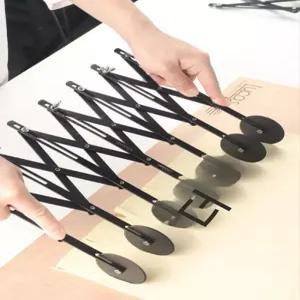 롤러 크로와상 커터 베이킹 반죽 빵칼 칼 제빵 도구 라운드 제빵칼 나이프 스테인레스