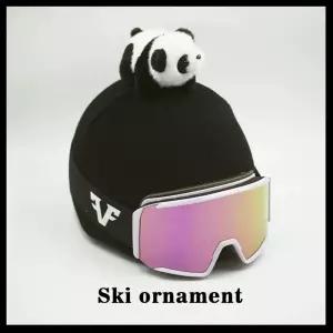 헬멧커버 귀여운 동물 귀 스노우보드 헬멧 장식