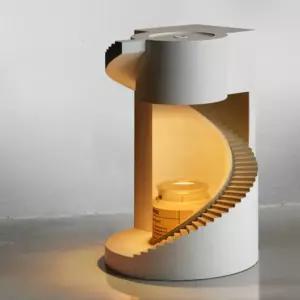 캔들워머 램프 무드등 계단형 힐링 엔틱 조명 명상 향초 스탠드 디퓨저