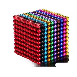 네오큐브 마그네틱 볼 대용량 30개 완구 10색 + 5mm 지능개발 1000개