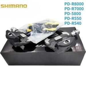 시마노 로드 바이크 페달 PD-R7000/R550/R540 울테그라 PD-R8000 카본 셀프락킹 SPD (SM-SH11 클릿 포함) M