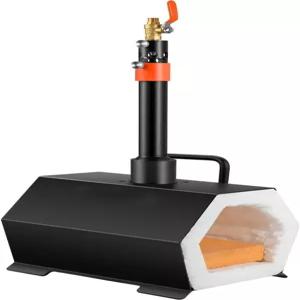 휴대용 프로판 단조 싱글 버너 포함 2600°F 고온 대장간 키트 칼 제조 패리어 공구 금속 가공용 단열