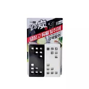 DUGNMARKT  애경 냉장고 듀얼 탈취제 55g x 2개입 숯 베이킹소다 냄새제거