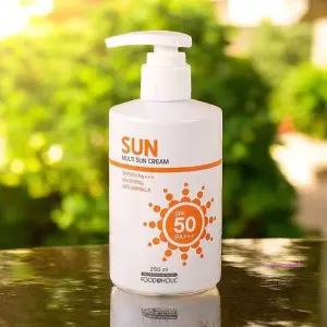 푸드어홀릭 선크림 얼굴+바디겸용 펌프형 선케어hij941