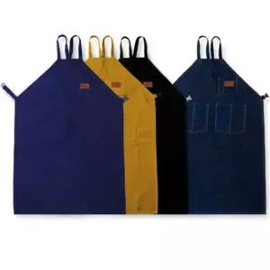 카페 식당 홈웨어 데님 포켓 앞치마