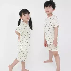 남여 꿀벌 반팔 상하세트 실내복 아아동복 주니어 잠옷 내의 여름 파자마