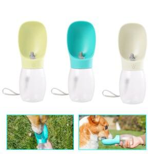 작은 큰 개 물병 개를위한 휴대용 애완 디스펜서 고양이 산책 여행 누출 방지 치와와 퍼그 마시는 피더
