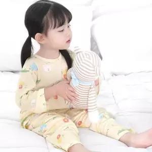 남녀 사파리 7부 상하세트 실내복 상하세트 아동복 쿨링 잠옷 파자마