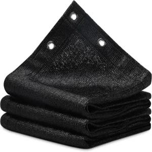 파티오와 페르골라를 위한 90 선쉐이드 천 가장자리와 그로밋이 강화된 자외선 차단 HDPE 그늘망 정원