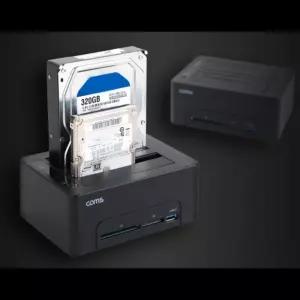 CF/SD포트지원 HDD USB3.0 도킹스테이션(2베이) 하드 메모리 외장 이동식