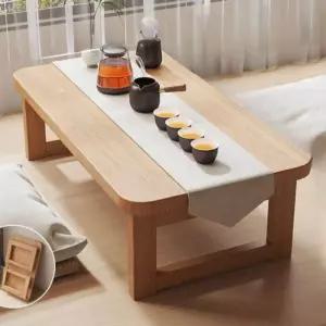 소반 다과상 좌식 원목 접이식 찻상 거실 침대 공부 테이블 폴딩 간편 수납