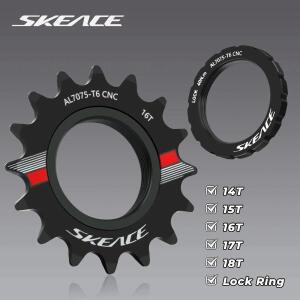 SKEACE 고정 기어 자전거 Freewheel 14T 15T 16T 17T 18T 단일 속도 Fixie 톱니바퀴 알루미늄 합금 트랙 카