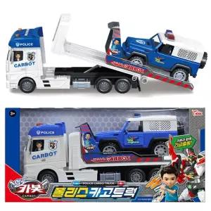 유아 헬로카봇 대형 경찰차 운반 트럭 자동차 장난감 아이 남아 어린이 아동완구