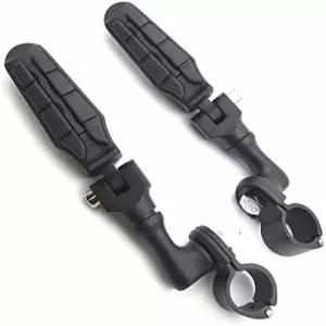 골드윙 VTX300 섀도우 발키리 트라이엄프를 위한 풋페그 풋레스트가 장착된 SMT 모터사이클 블랙 숏 앵글