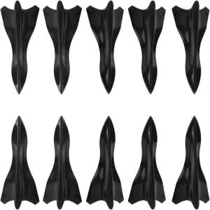 10PCS 차량용 디퓨저 샤크 핀 세트 미니 패션 자가 접착 공기 소용돌이 발생기 안테나 키트 범퍼 루프 테일