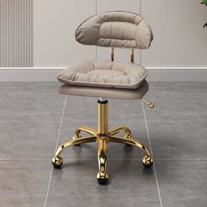 가구 리프트 등받이 편한 푹신 네일의자 검은색 카운터 미용실 회전의자 블랙휠1