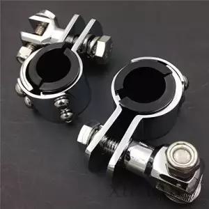 XKMT /4인치 엔진 가드 풋페그 클램프 GL VT750 마그나 섀도우 트라이엄프 크로밍 [B00YWCT3KK]과 호환