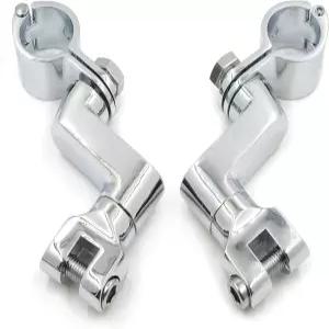 SMT 엔진 가드 롱혼 풋페그 클램프 혼다 GL VT750 마그나 섀도우 트라이엄프와 호환 [B00VLBDXA6]