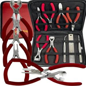 전문 독일어 안경 광학 도구 세트 - 구부러진 코 무테 팔 프레임 플라이어 조정