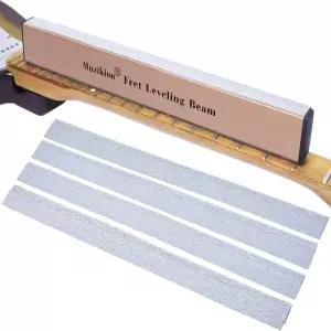 무지키온 스테인리스 스틸 프렛 레벨링 빔 16인치 400mm 샌딩 프로 기타 루시에 수리 도구 프렛보드 파일에