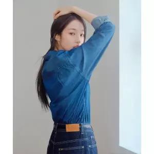 [LEE]우먼 베이직 데님 셔츠 인디고 다크 LE2601SH64ID 744785