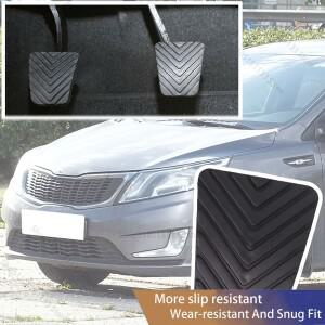 기아 리오 2 JB SC 프라이드 세피아 2005 - 토닉용 브레이크 클러치 풋 페달 패드 커버