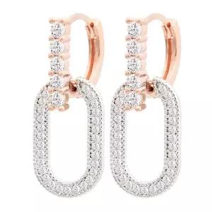 [NS홈쇼핑][미니아트] 14K 골드필드 핀 아인샤 실버 클립 원터치 링 귀걸이..[35857374]