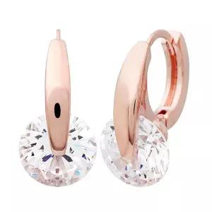 [NS홈쇼핑][미니아트] 14K 골드필드 핀 레베랑스 큐빅 포인트 원터치 링 귀걸이..[35857400]