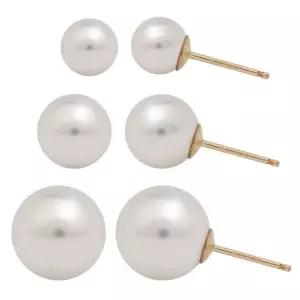 [NS홈쇼핑][미니아트] 14K 골드필드 핀 스왈 진주 스터드 귀걸이 택1[35857404]