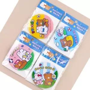 [문구/오피스] 미니 귀여운 원형 손거울 캐릭터 20개세트 휴대용