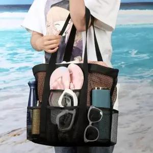 망사가방 물놀이 수영장 바닷가 메쉬백 비치백 망사백