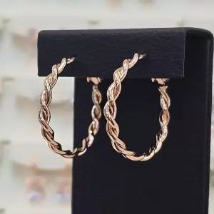 [볼라레]볼라레 세이브존03 볼라레 3.5cm꽈배기 은침 링귀걸이 2color AQSSS1919A (47539823)