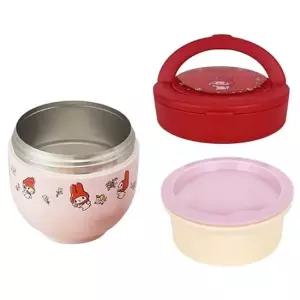 보온보냉도시락 손잡이 보온 도시락 마이멜로디 540ml 1P 점심 피크닉 핸들형도시락