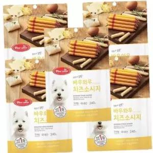 [반려] 소프트 영양 쾌적 치즈 14개입 5P 강아지 훈련 소시지