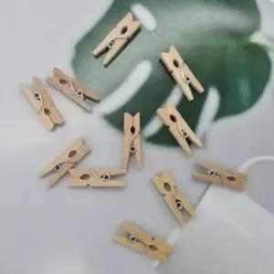 나무 집게 미니 메모 미니집게 폴라로이드 사진 걸이 집게 나무집게